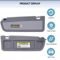 Ocpty Atlas Gray Sun Visor Fit For 2006 2007 2008 Honda Civic 83230-sna-a01za Atlas With T10 Led Bulbs