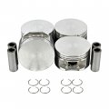 Dnj P334 Piston Set For 99-02 Chevrolet Pontiac Oldsmobile Cavalier Sunfire Alero Grand Am Malibu 2 4l L4 Dohc Naturally 