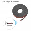 Uxcell U Shape Furniture Edge Banding 3 Meters Self Adhesive Flexible Edging Trim 5x15mm Tpe Guards For Cabinets Repair