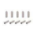 Uxcell 50pcs M4x12mm Internal Hex Socket Set Grub Screws Cone Point 304 Stainless Steel Screw