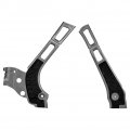 X-grip Frame Guards Silver Black For Yamaha Yz250 2005-2018 