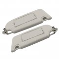 Secosautoparts 1 Pair Gray Front Set Sun Visor With Lamp Driver Passenger 96400-3ta2a 96401-3ta2a Compatible Nissan Altima 2013