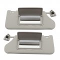 Secosautoparts 1 Pair Gray Front Set Sun Visor With Lamp Driver Passenger 96400-3ta2a 96401-3ta2a Compatible Nissan Altima 2013