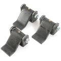 Qty 3 Steel Strap Style Short Leaf Hinge With Grease Zerk Fitting Weld-on Heavy Duty Greaseable Trailer Truck Body Gate Door 