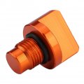 Motorcycle Oil Filler Cnc Cnchined Steel Orange Cover For 125 200 390 Rc All Years
