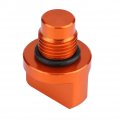 Motorcycle Oil Filler Cnc Cnchined Steel Orange Cover For 125 200 390 Rc All Years
