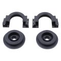 Set Of 2 Upper Radiator Mount Bracket And Bushing For Nissan Altima Maxima Murano Quest Rogue