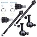 6pc Suspension Kit Inner Outer Tie Rod Ends And Lower Ball Joints For Chrysler Sebring 2001 2005 Dodge Stratus Mitsubishi 