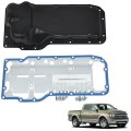 Engine Oil Pan W Gasket Replacement For R-am 1500 2005-2013 Durango 2000-2003 