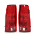 Tail Lights Assembly Rear Brake Lamp Pair W O Connector Circuit Bulb For Chevy Gmc Silverado Sierra C K 1500 2500 3500 