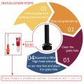 Allstare Wb02x24790 Grate Rubber Feet For Ge Gas Stove Top Range Foot Pads Parts Bumpers Replacement Cooktop 8 Pack
