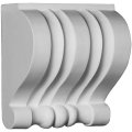 Ekena Millwork Cor07x04x07el-case-6 Elsinore Urethane Corbels Primed White 