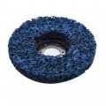 5pcs 4-1 2 X 7 8 Bule Stripping Wheel Strip Discs Rust Remover Paint Removal Disc Blue Coloured For Angle Grinders Welds