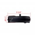 Compatible With 2019 2020 2021 2022 Dodge Ram 1500 Smoke Lens Side Mirror Turn Signal Light Marker Lamp 2x