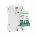Miniature Circuit Breaker Dz47-63 2 Poles 1a 400v Din Rail Mount C1 D Curve