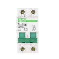 Miniature Circuit Breaker Dz47-63 2 Poles 1a 400v Din Rail Mount C1 D Curve