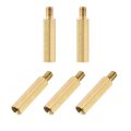 M5x30mm 7mm Male-female Brass Hex Pcb Motherboard Spacer Standoff For Fpv Drone Quadcopter Computer Circuit Board 5pcs 