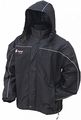 Frogg Toggs Toadz Highway Black Textile Rain Jacket Small 