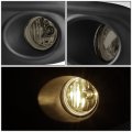 Auto Dynasty Front Bumper Driving Fog Light Lamps With Bezel And Switch For 2016-2017 Honda Civic Smoked Lens 