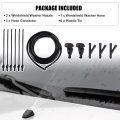 Uxcell 1 Set Windshield Washer Water Nozzle Spray No 3w7z17603aa For Ford Crown Victoria Base Lx Police Interceptor 4 6l V8