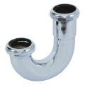 Ez-flo 35127 17 Chrome 1-1 4 Inch Heavy Duty J Bend With Slip Joint Connection Brass Plumbing Fitting In 22 Gauge 