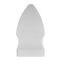 White 1 5 Inch X Pvc Vinyl Gothic Picket Caps Pack Awcp-pic-1 5x1 5go-5pk 