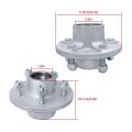 5 On 4 In Galvanized Trailer Hub Kit With Bearing For 00 Lbs 84 Spindle 5 Piece Set