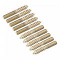 M4x30mm Hanger Bolts 80pcs Double Ended Thread Dowel Screws For Wood Furniture 