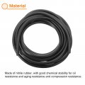 Uxcell Nitrile Rubber Seal Strip 9mm 0 35 Diameter X 5 Meters 16 4ft Long Round Solid Weather Stripping For Reduce Noise Shock