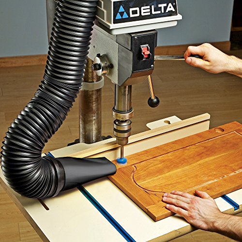 Flexform Hose Kit 4 In Diameter Expandable Dust Collection With Nozzle And Bell Fitting Black Polypropylene Plastic
