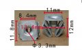 Autobahn88 Bumper Cover Splash Shield U-nut Compatible With Chrysler Jeep Oem 6510197aa Pack Of 10