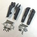 Xkh Group Motorcycle Black Front Rear Foot Peg Footrest Kit Fit For Honda Cbr 1000rr 2004-2012 600rr 2003 2006 Cb 1000r 2008