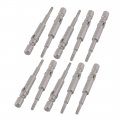 Uxcell 1 6mm Tip 4mm Round Shank T6 Magnetic Torx Screwdriver Bits Tool 10pcs