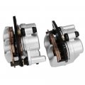 New Front Right Left Brake Caliper Set For Yamaha Rhino 700 Yxr70 2008-2013 Includes Pads