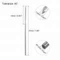 Uxcell Chucking Reamers 1 2mm H7 Metric Machine Reamer Drill Bit For Metal Wood Hole Reaming Straight Flute High Speed Steel