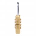 Uxcell 4 Digit Combination Padlock Brass Lock 3mm Shackle Dia 21mm Body Width Weatherproof Fence Gate Gymer Lock For Travel