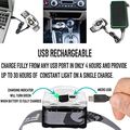 Foxelli Usb Rechargeable Headlamp Flashlight Provides Up To 40 Hours Of Constant Light On A Single Charge Super Bright White