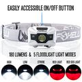 Foxelli Usb Rechargeable Headlamp Flashlight Provides Up To 40 Hours Of Constant Light On A Single Charge Super Bright White