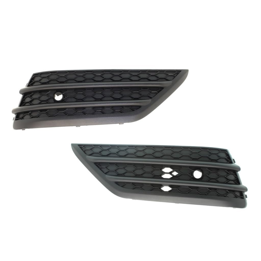 Front Outer Bumper Grilles Pair For Honda Pilot 2016 2017 2018 Elite Touring With Parking Aid Sensor Holes Ho1038131 Ho1039131
