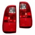 Kuafu Pair Tail Lights Halogen Compatible With 2008-2016 Ford F-250 F-350 F-450 F-550 Super Duty Taillights Replacement For