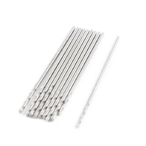 0 6mm X 7mm 24mm Drilling High Speed Steel Spiral Drill Bits 10 Pcs