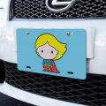 Graphics More Superman Supergirl Cute Chibi Character Novelty Metal Vanity Tag License Plate