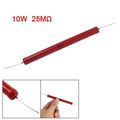 10w Power Rating 25m Ohm High Voltage Glaze Resistor Tolerance 5