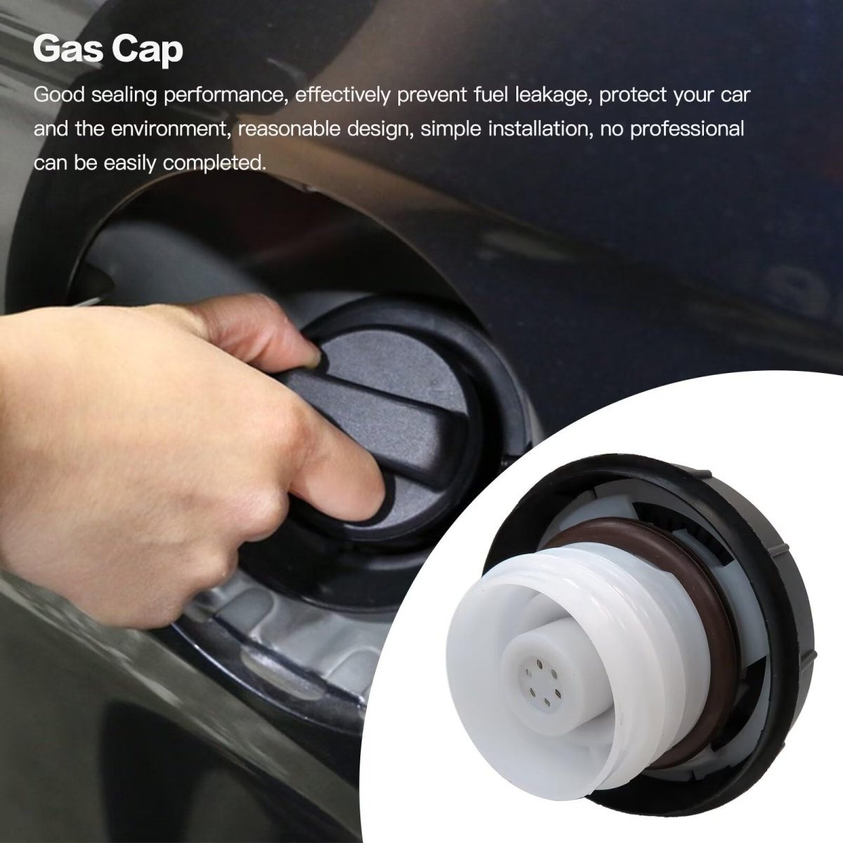 17670-sm4-a04 17670sm4a04 Fuel Gas Cap Fit For Honda Prelude Base Coupe 2-door 2 2l 2156cc L4 Dohc Naturally Aspirated In