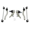 Secos 6pcs Tie Rod End Ball Joint Sway Bar For Toyota Avalon 2013-2018 Camry 2012-2017 K750123 Es800930 Es800931 K500043 