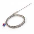 K Type Thermocouple Probe Sensor 0 To 1100 Degrees Celsius 3mm Diameter 100mm Length And 1 5m Total Metal Shield 