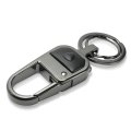 Lincoln Black Snap Hook Led Light Metal Key Chain