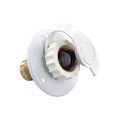 Jr Products 62155 White Metal City Water Flange 
