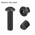Uxcell M10x35mm Hex Socket Button Head Cap Bolts Screws Alloy Steel 10pcs