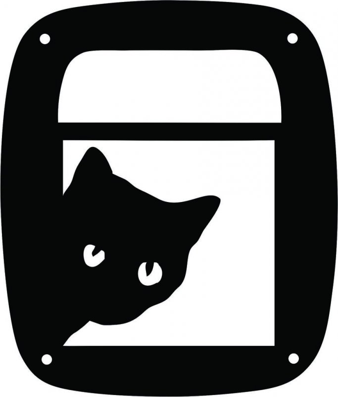 Jeeptails Peeking Cat Tail Lamp Light Covers For Jeep Wrangler Yj And Tj Black Set Of 2